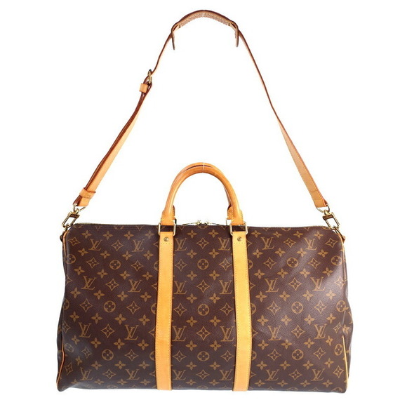 Louis Vuitton Keepall Bag Travel Monogram Boston Bandouliere - Picture 1 of 8